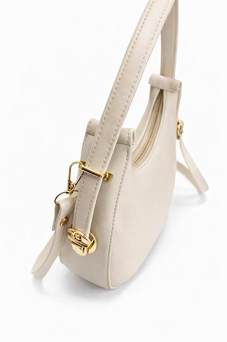 Women’s Shoulder & Sling Bag with Zipper Closure - Image 4